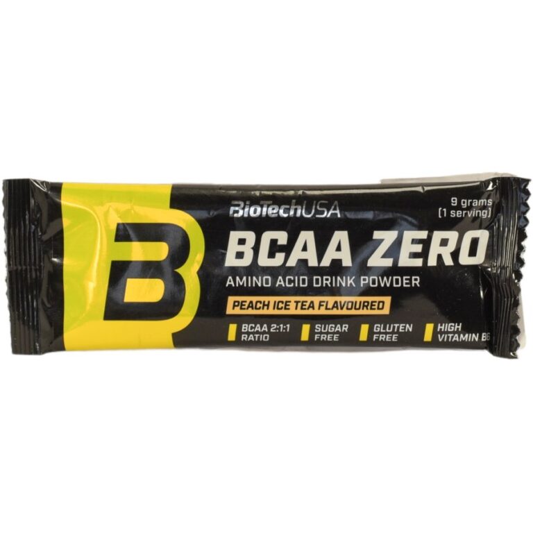 Bio Tech BCAA ZERO barackos ice tea ízű Aminosav italpor (9 g)