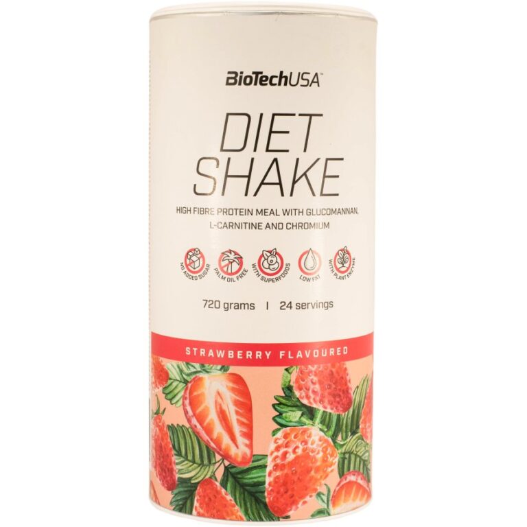 Bio Tech Diet Shake eper ízű Fehérje italpor (720 g)