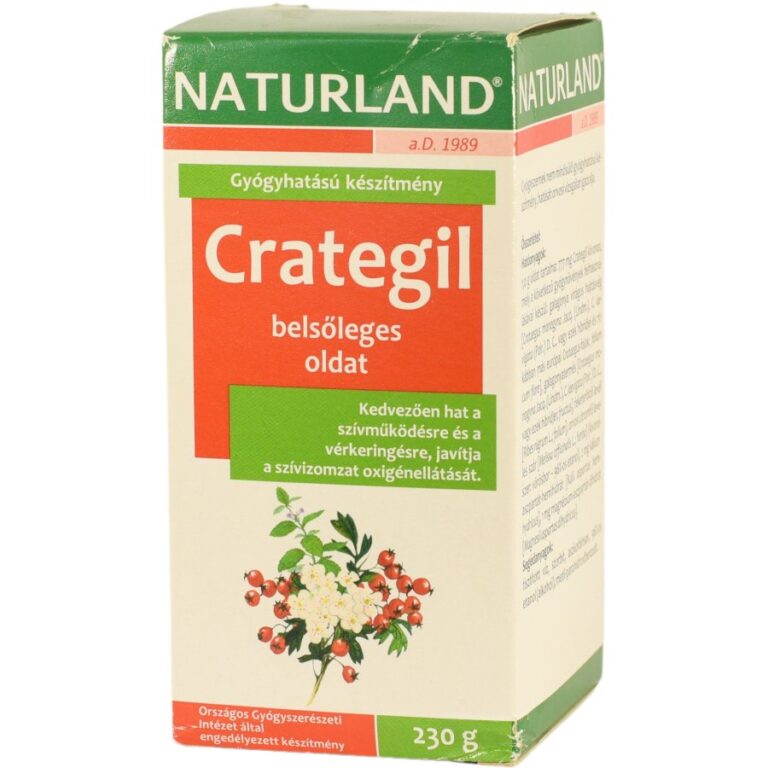 Naturland Crategil szívbarát Gyógyhatású készítmény oldat (230 g)