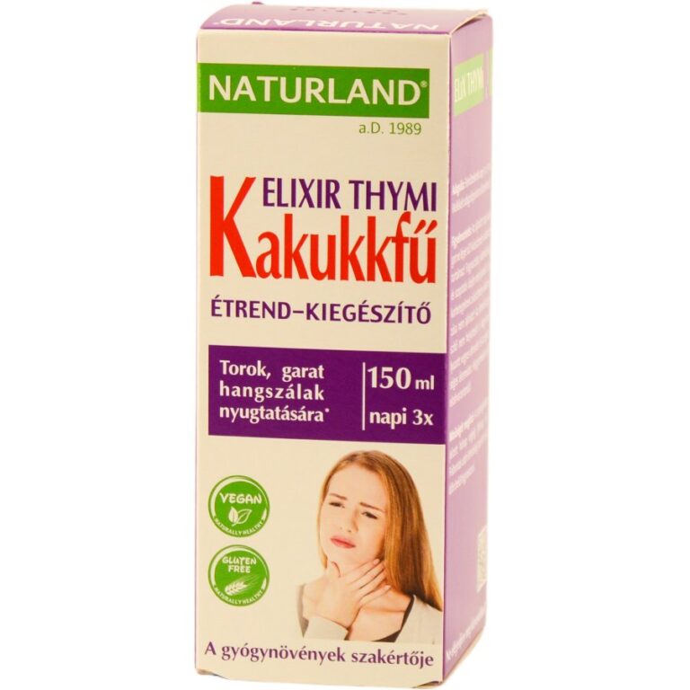 Naturland folyékony Elixir Thymi - Kakukkfű Gyógynövény kivonat (150 ml)