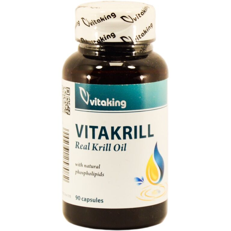 Vitaking Vitakrill 500 mg Rákolaj lágyzselatin kapszula (90 db)